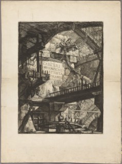Title Page from Imaginary Prisons, 1761, Giovanni Battista Piranesi, Italian, 1720-1778, Italy,