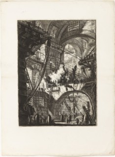 The Smoking Fire, plate 6 from Imaginary Prisons, 1761, Giovanni Battista Piranesi, Italian,