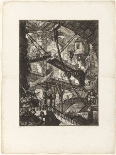 The Drawbridge, plate 7 from Imaginary Prisons, 1761, Giovanni Battista Piranesi, Italian,