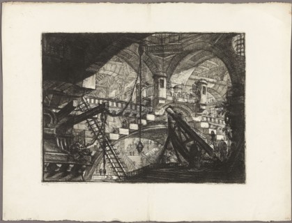 The Arch with a Shell Ornament, plate 11 from Imaginary Prisons, 1761, Giovanni Battista Piranesi,