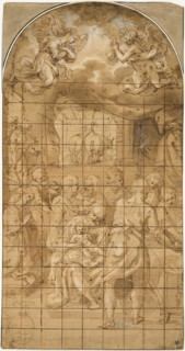 Adoration of the Christ Child, 1580/1600, Filippo Bellini or circle of, Italian, c. 1550-1603,
