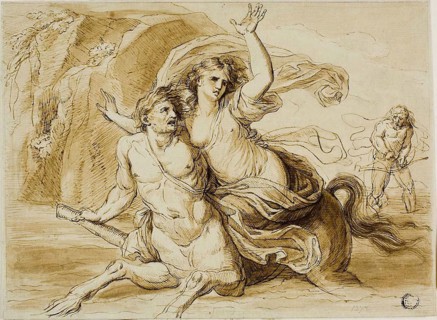 Rape of Deianira, n.d., Attributed to Giovanni Battista Cipriani, Italian, 1727-1785, Italy, Pen