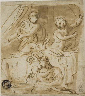 Birth of Alexander, 17th century, After Polidoro Caldara, called Polidoro da Caravaggio, Italian, c