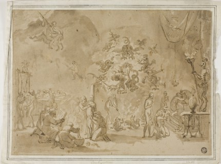 Scene of Witchcraft and Devil Worship, n.d., Attributed to David Teniers the Younger (Flemish,