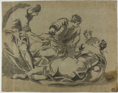 Miracle of the Loaves and Fishes, c. 1602, Attributed to Lucas Kilian (German, 1579-1637), after
