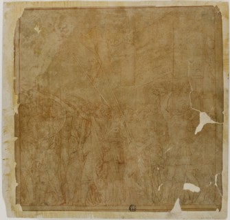 Study for the Triumphs of Julius Caesar: Canvas No. I, n.d., After Andrea Mantegna, Italian,