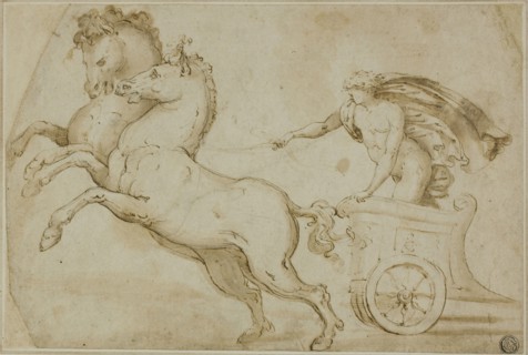 Apollo Driving the Chariot of the Sun, 1519/21, Workshop of Pietro Buonaccorsi, called Perino del