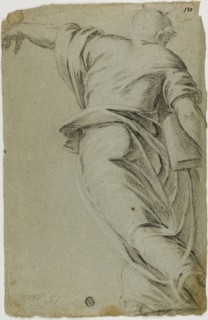 Moses Striding to the Left, Pointing with Left Hand, n.d., After Jacopo Robusti, called Tintoretto,