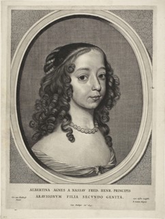 Albertine Agnes of Nassau, n.d., Cornelis Visscher, the Elder (Netherlandish, c. 1520-1586), after