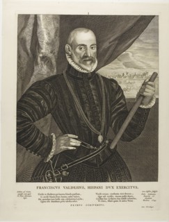 General Francisco Valdes, n.d., Cornelis Visscher, the Elder, Netherlandish, c. 1520-1586, Holland,