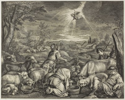 The Angel Promising the Land of Sichem to Abraham, n.d., Cornelis Visscher, the Elder