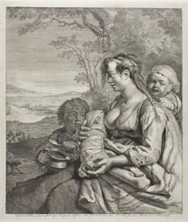 The Bohemian Woman, 1651/58, Cornelis Visscher, the Elder (Netherlandish, c. 1520-1586), published