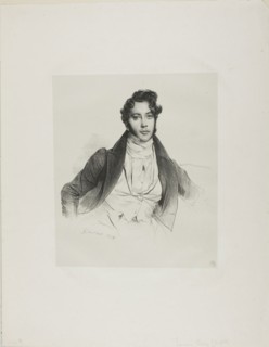 James Parry, 1828, Achille Devéria, French, 1800-1857, France, Lithograph on light gray China