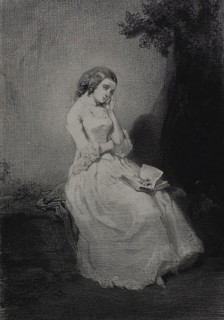 The Commentary, 1843, Paul Gavarni, French, 1804-1866, France, Lithograph in black on ivory China
