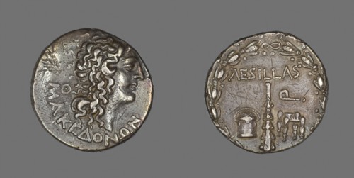 Tetradrachm (Coin) Portraying Alexander the Great, 93/92 BC, Greek, Macedonia, Silver, Diam. 2.8
