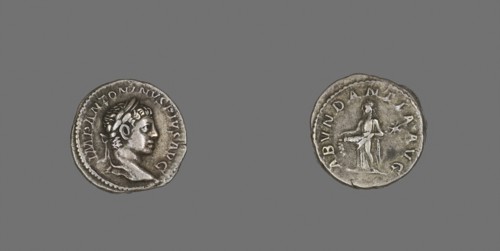 Denarius (Coin) Portraying Emperor Elagabalus, AD 222, Roman, minted in Rome, Roman Empire, Silver,