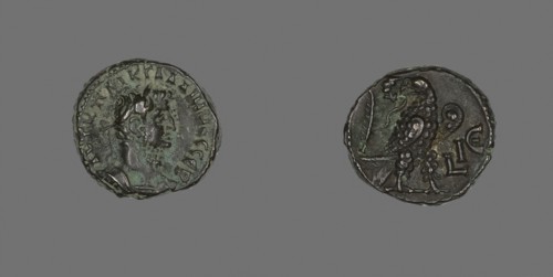 Tetradrachm (Coin) Portraying Emperor Gallienus, AD 267/268, Roman, Roman Empire, Billon, Diam. 2.2