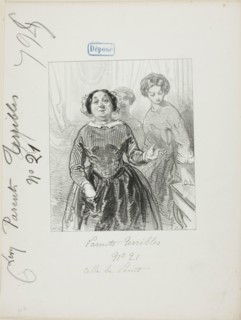 Les-Parents-Terribles series: This one paints…, 1852, Paul Gavarni, French, 1804-1866, France,