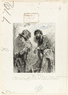Les Propos de Thomas Vireloque: Under the Roof of Heavens, 1852, Paul Gavarni, French, 1804-1866,