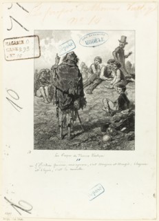Les Propos de Thomas Vireloque: The old story, my lambkins, 1852, Paul Gavarni, French, 1804-1866,