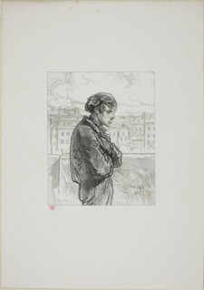 Masks and faces, 1857–58, Paul Gavarni, French, 1804-1866, France, Lithograph in black on ivory