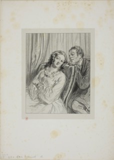 Masks and faces: Mme. Beauminet, 1857–58, Paul Gavarni, French, 1804-1866, France, Lithograph in
