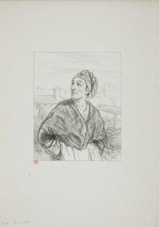 Masks and faces: Women afraid of a glass of wine…, 1857–58, Paul Gavarni, French, 1804-1866,