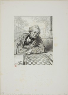 Maska and faces: Keeping a Queen, you see, 1857–58, Paul Gavarni, French, 1804-1866, France,
