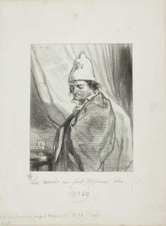 Husbands Always Make Me Laugh: Some say marriage settles a man, 1853, Paul Gavarni, French,