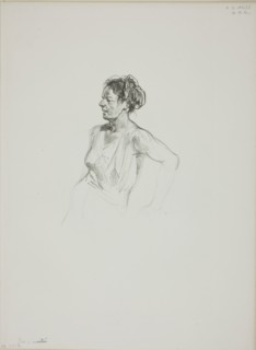Untitled (Half Drunk), n.d., Paul Gavarni, French, 1804-1866, France, Lithograph in black on ivory