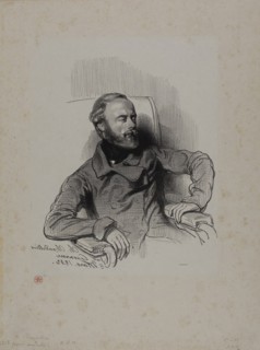 Charles Chandellier, 1842, Paul Gavarni, French, 1804-1866, France, Lithograph in black on white