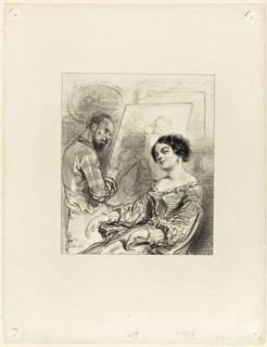 Les Partageuses: Thursday you dined at Vachette’s, 1853, Paul Gavarni, French, 1804-1866, France,
