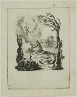 The Agony in the Garden, from The Small Passion, 1624/31, Jacques Callot, French, 1592-1635,