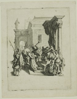 The Condemnation to Death, from The Small Passion, 1624/31, Jacques Callot, French, 1592-1635,