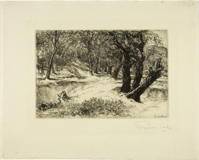 The Three Sisters, c. 1868, Francis Seymour Haden, English, 1818-1910, England, Etching and