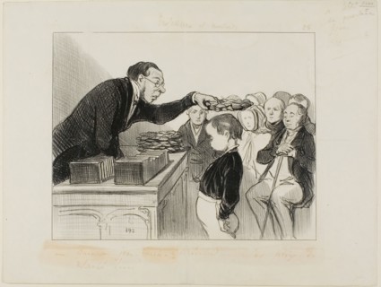 Mr. Jean-Joseph-Chaboulard… first prize for good health!, plate 28 from Professeurs et Moutards,