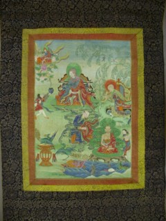 Painted Banner (Thangka) from a Set of Seven Honoring Gayadhara, a Sakya Pandit from India, 19th