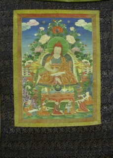 Painted Banner (Thangka) from a Set of Seven Honoring Gayadhara, a Sakya Pandit from India, 19th