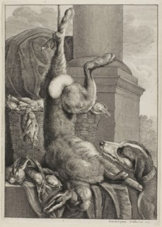 Dead Hare, 1649, Wenceslaus Hollar (Czech, 1607-1677), after Pieter Boel (Flemish, 1622-1674),