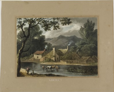 Stoke, near Bath, n.d., Joseph Barker, English, 1782-1809, United Kingdom, Aquatint on paper, 159 x