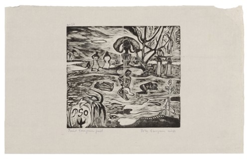 Mahana atua (Day of the God), 1894/95, printed and published 1921, Paul Gauguin (French,