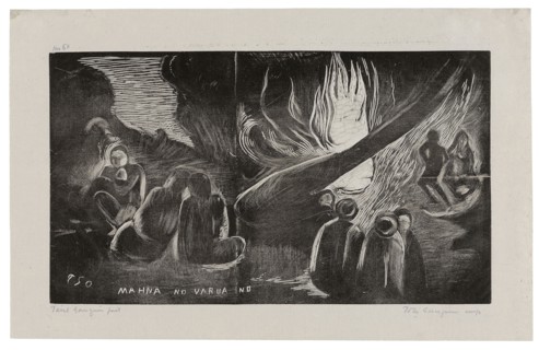 Mahna no varua ino (The Devil Speaks), from the Noa Noa Suite, 1893/94, printed and published in
