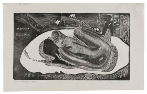 Manao tupapau (She Thinks of the Ghost or The Ghost Thinks of Her), from the Noa Noa Suite,