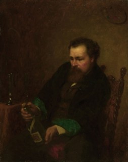 Self-Portrait, 1863, Eastman Johnson, American, 1824–1906, United States, Oil on millboard, 39.4 ×
