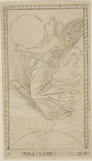The Angel of the Ninth Sphere, or Primum Mobile, plate 49 from Planets and Spheres, c. 1465, Master