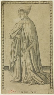 The Doge, plate seven from The Ranks and Conditions of Men, c. 1465, Master of the E-Series