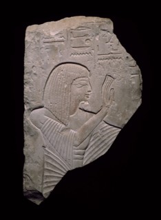 Fragment of a Stela (Commemorative Stone) of Neferhotep, New Kingdom, mid-Dynasty 19, about