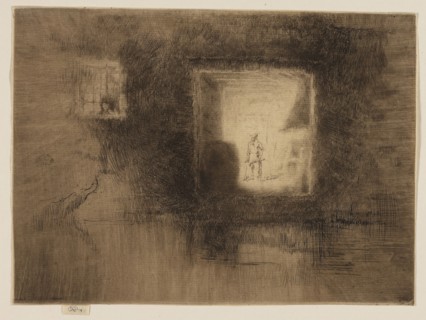 Nocturne: Furnace, 1879/80, James McNeill Whistler, American, 1834-1903, United States, Etching and