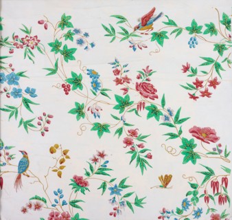 Wallpaper Fragment: Depose au Tribunal de Commerce, 1815/25, France, Paris, Paris, Block-printed