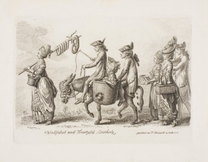 Pilgrimage to the Französisch Bucholz Spa near Berlin, 1779, Daniel Nikolaus Chodowiecki, German,